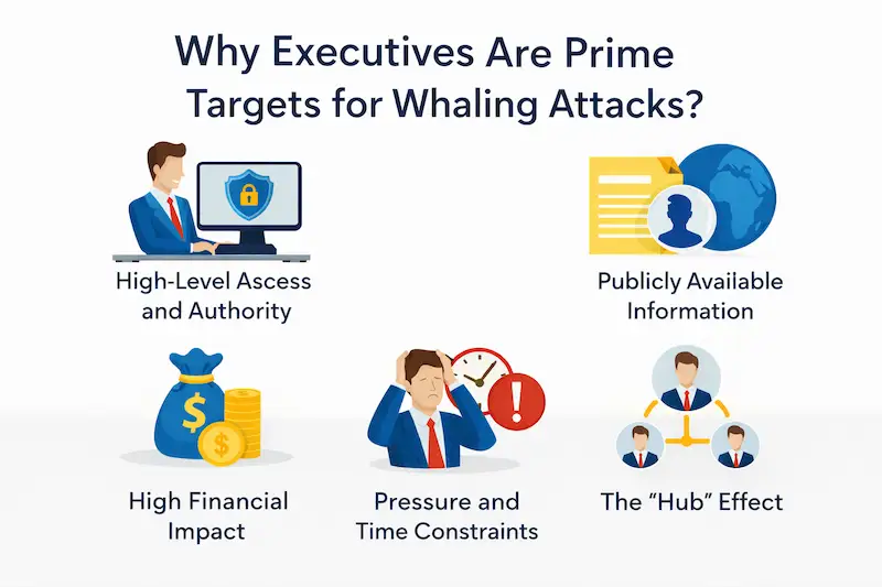 Why Executives Are Prime Targets for Whaling Attacks