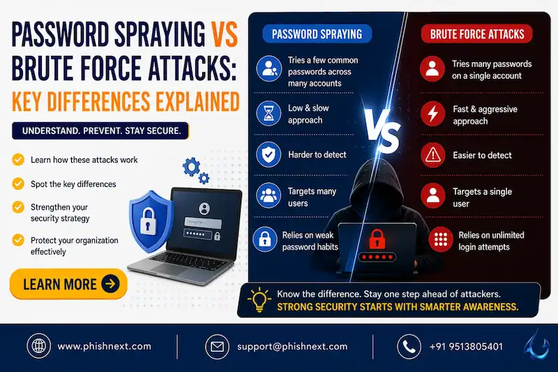 Password Spraying vs Brute Force Attacks: Key Differences Explained