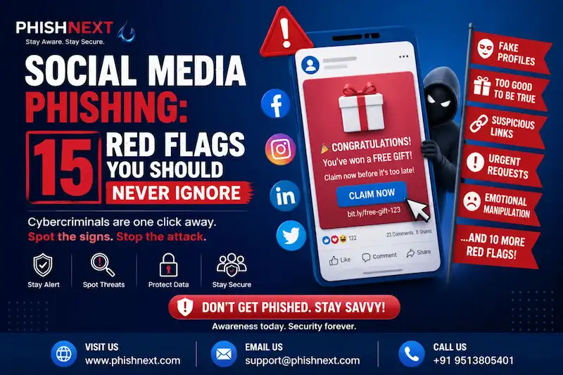 Social Media Phishing: 15 Red Flags You Should Never Ignore