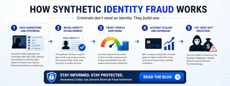 How Synthetic Identity Fraud Works Step-by-Step