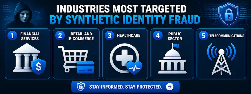 Industries Most Targeted by Synthetic Identity Fraud