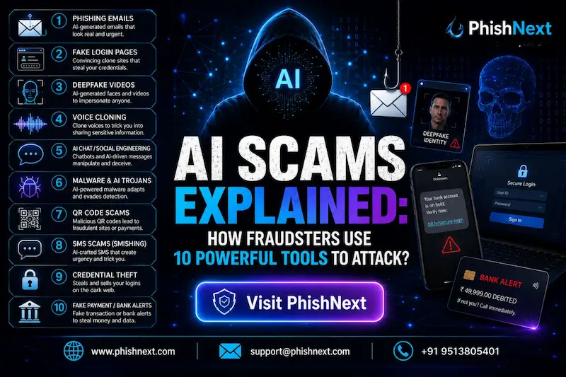AI Scams Explained: How Fraudsters Use 10 Powerful Tools to Attack?