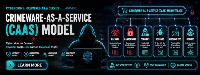 Crimeware-as-a-Service (CaaS) Model