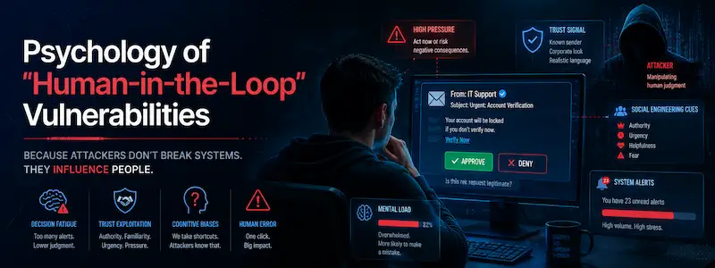 The Psychology of Human-in-the-Loop Vulnerabilities