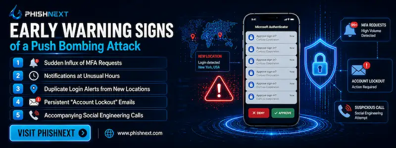 Early Warning Signs of a Push Bombing Attack