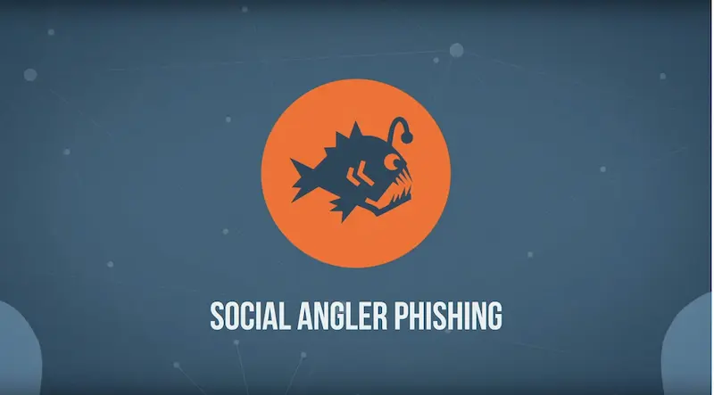 image shows Angler Phishing