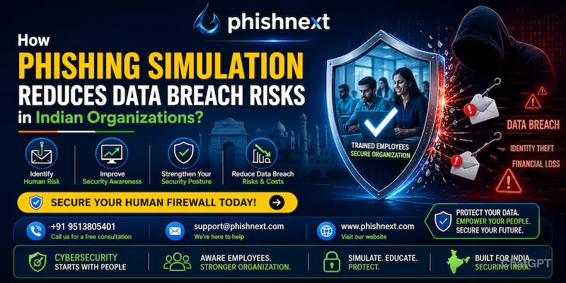 How Phishing Simulation Reduces Data Breach Risks in Indian Organizations?