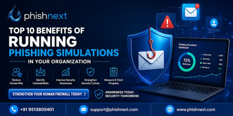 Top 10 Benefits of Running Phishing Simulations in Your Organization