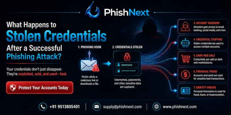 What Happens to Stolen Credentials After a Successful Phishing Attack?