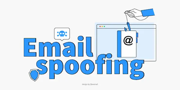 image shows email-spoofing