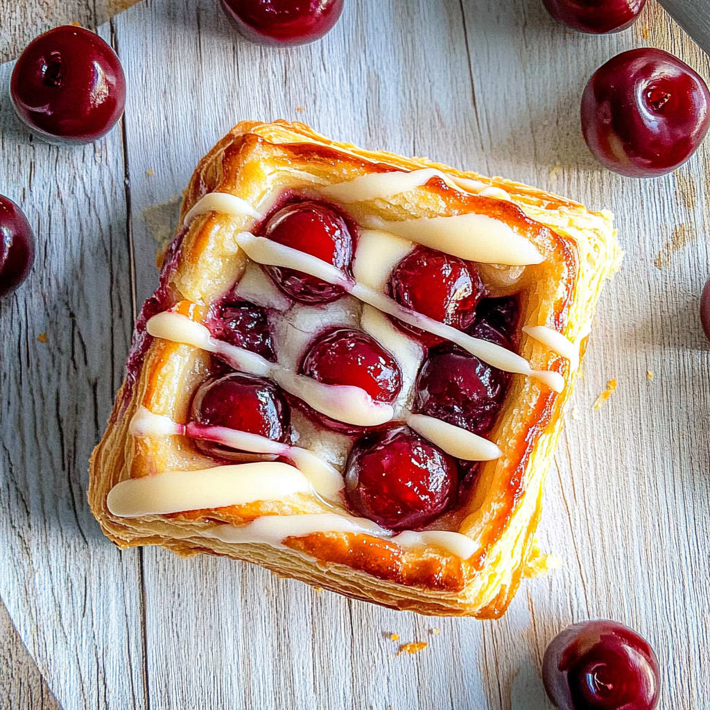 4-Ingredient Cherry Danish: Simple Yet Delicious Treats
