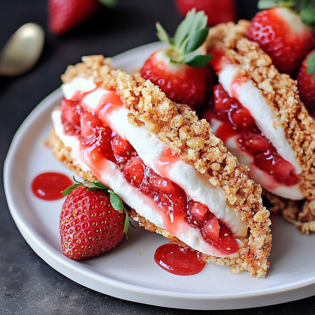 Strawberry Crunch Cheesecake Tacos: A Sweet Sensation