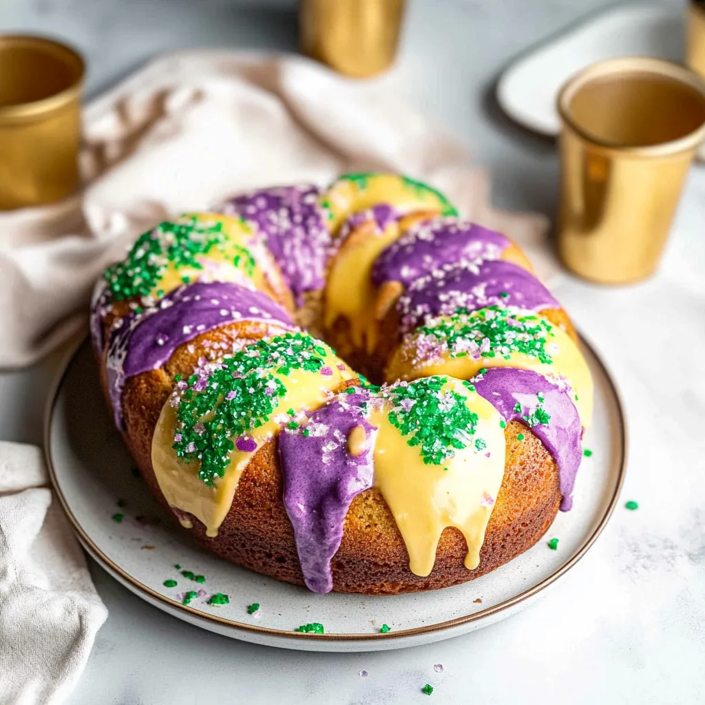 Mardi Gras Cinnamon Cake Loaf Recipe: A Festive Delight