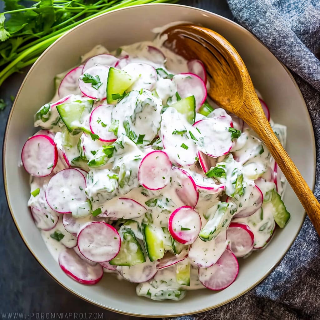 Creamy Radish Salad Recipe: Refreshingly Delicious Delight