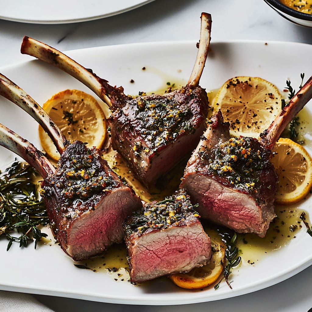 Herb-Crusted Rack of Lamb: Savory Celebration of Flavor - recipecakes.com