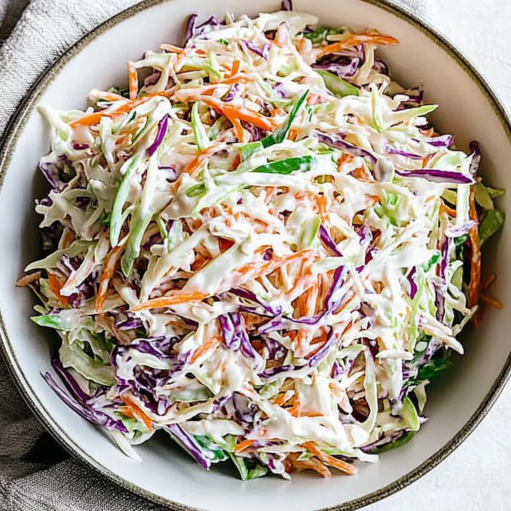 Secret Creamy Coleslaw Dressing: Irresistibly Smooth Flavor