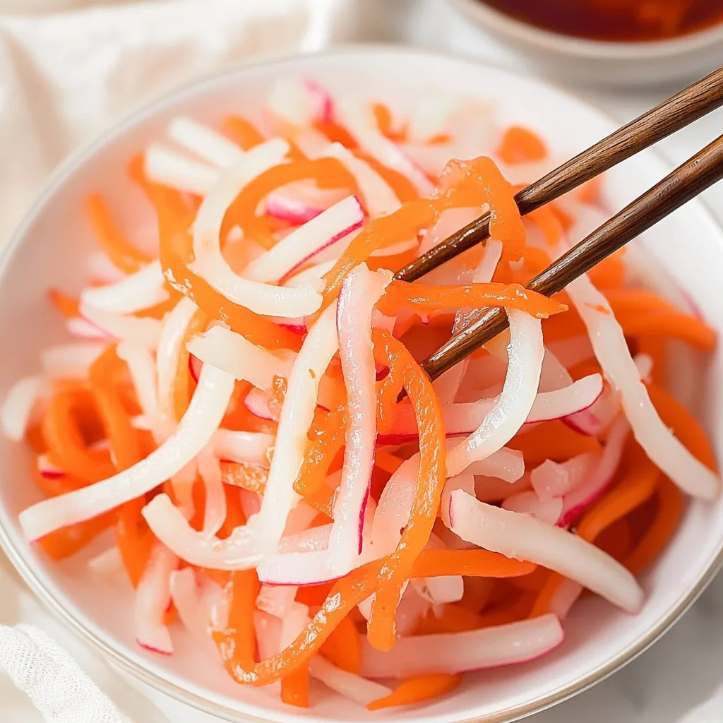 Easy Vietnamese Pickles – Carrots & Radish Delight