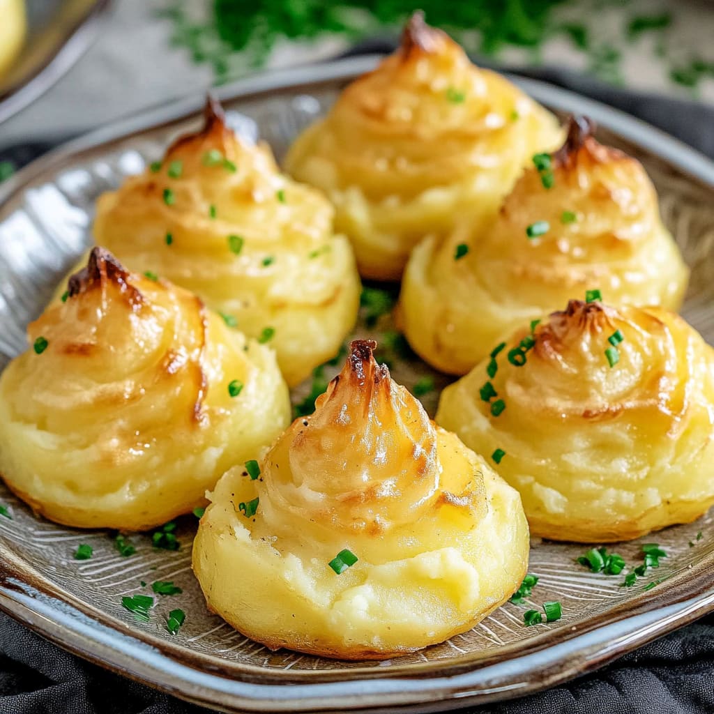 Perfect Duchess Potatoes: Creamy and Golden Goodness
