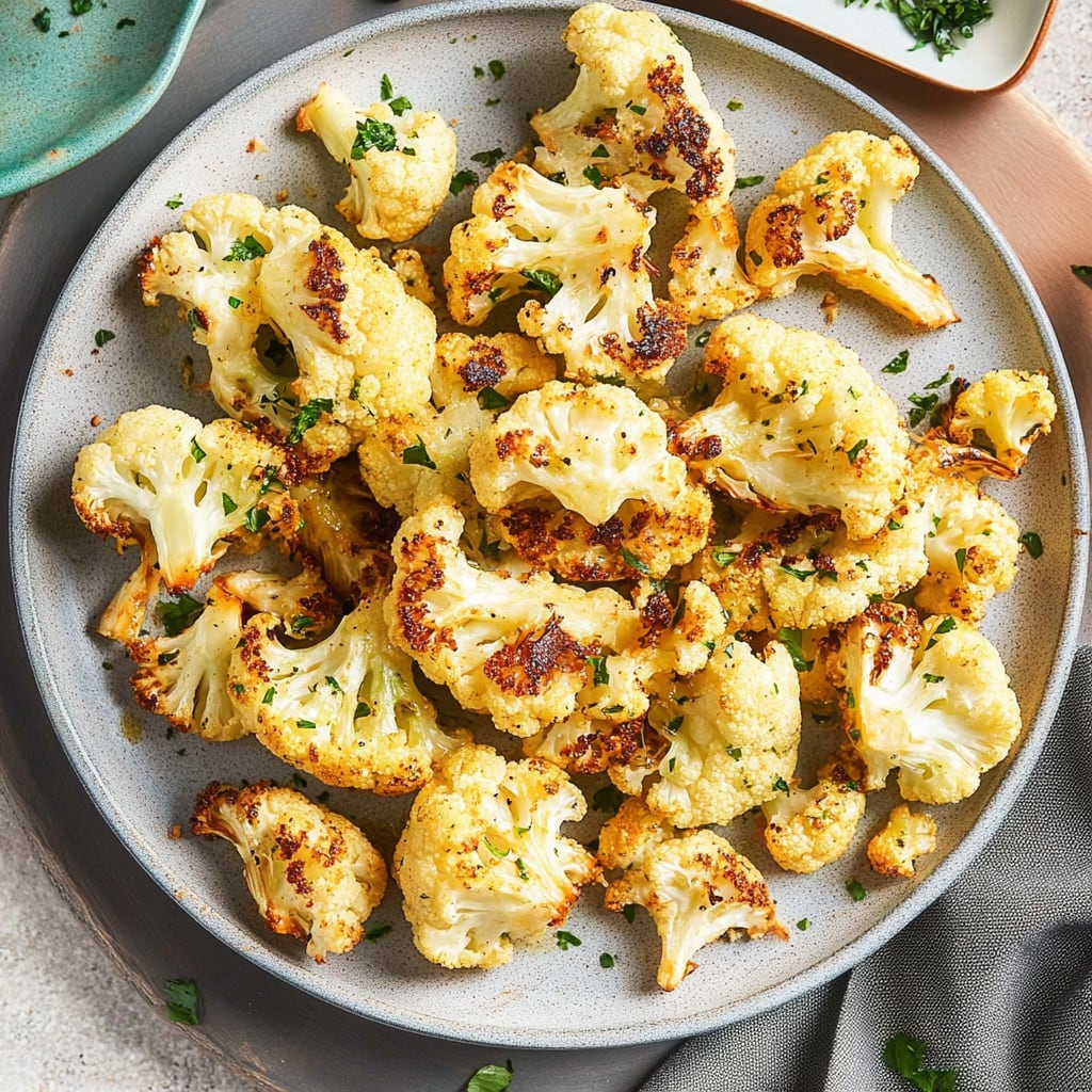 Crispy Roasted Cauliflower: Irresistibly Crunchy Delight