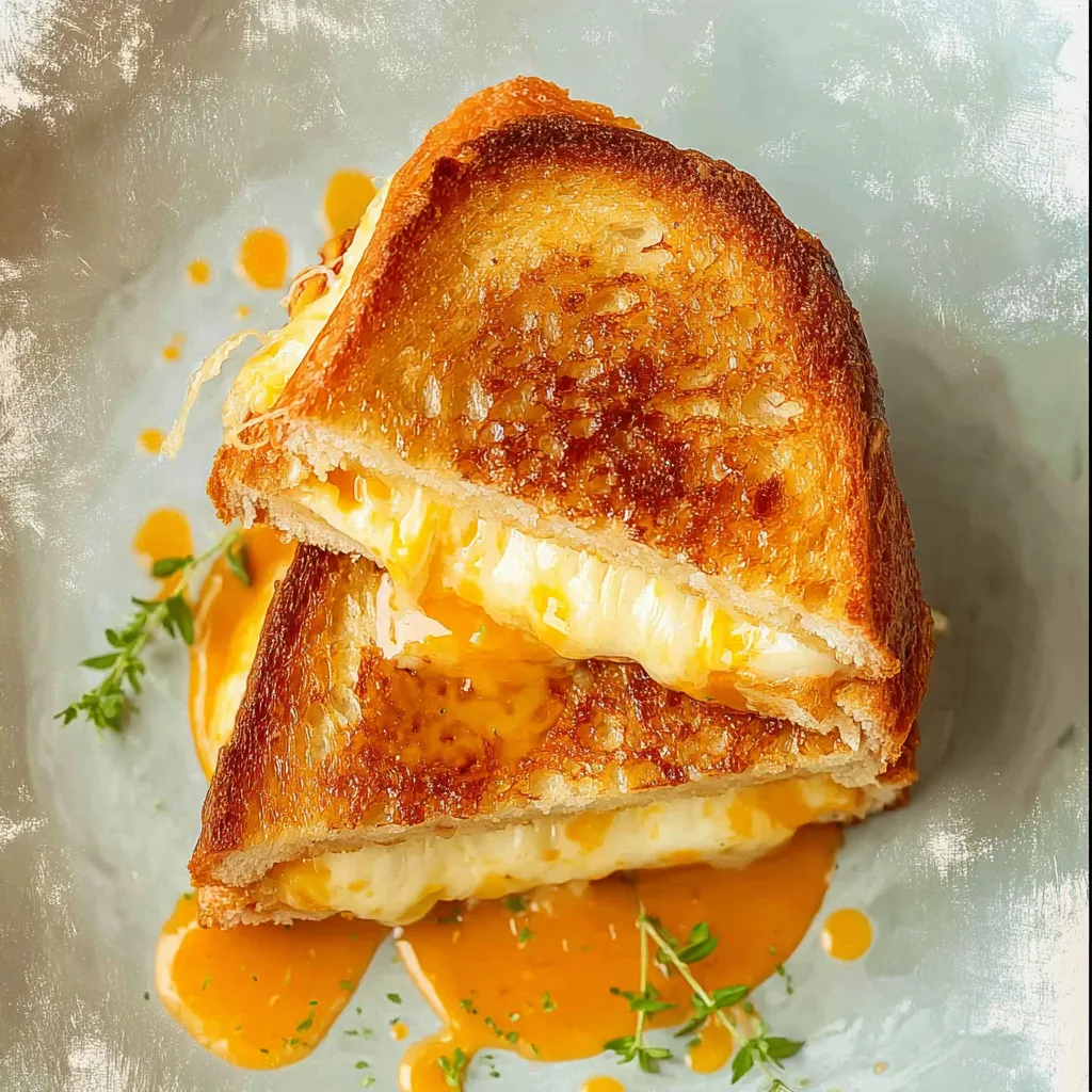 grilled cheese sandwich: Gooey and Comforting Delight