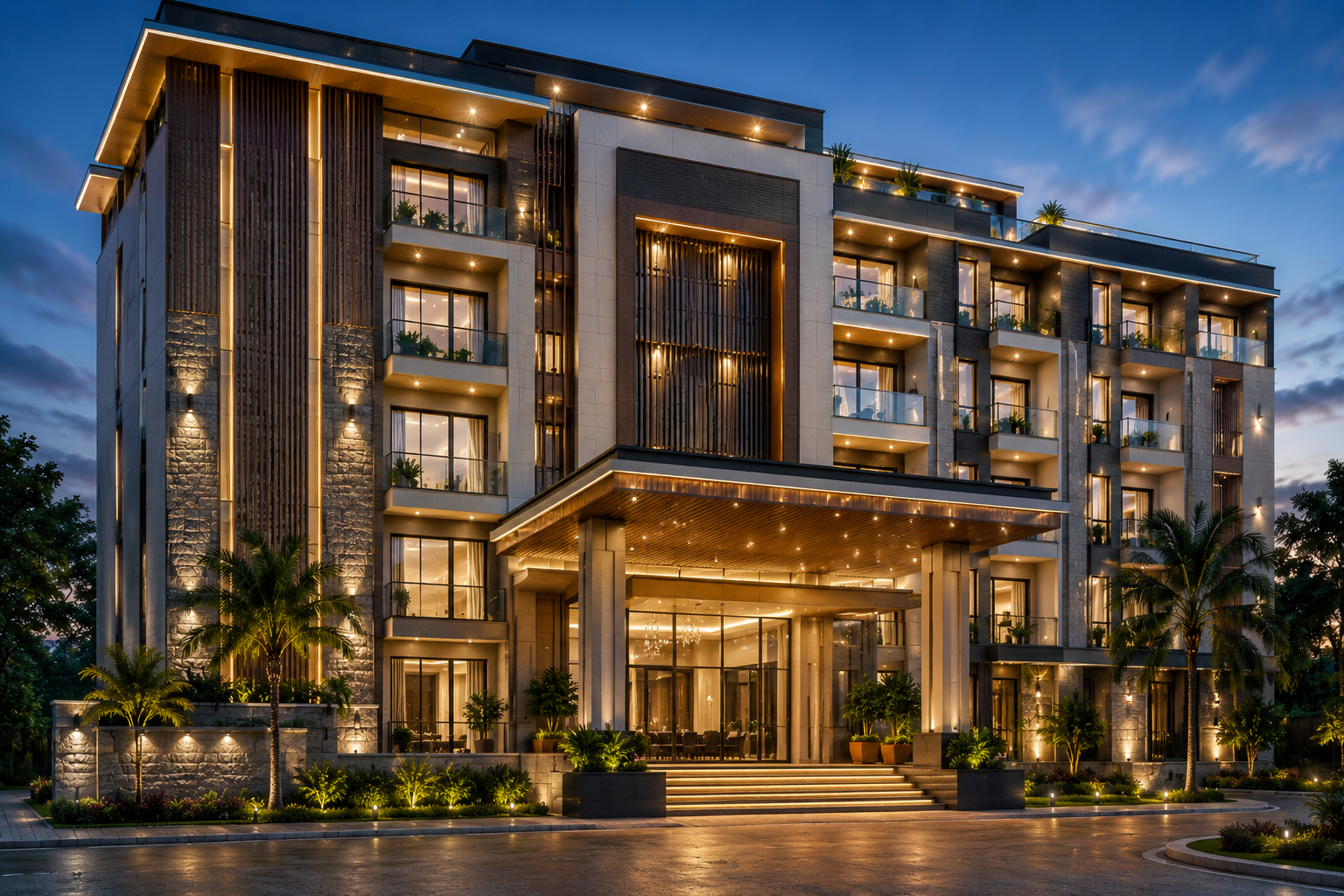 Modern Hotel Exterior Design Ideas