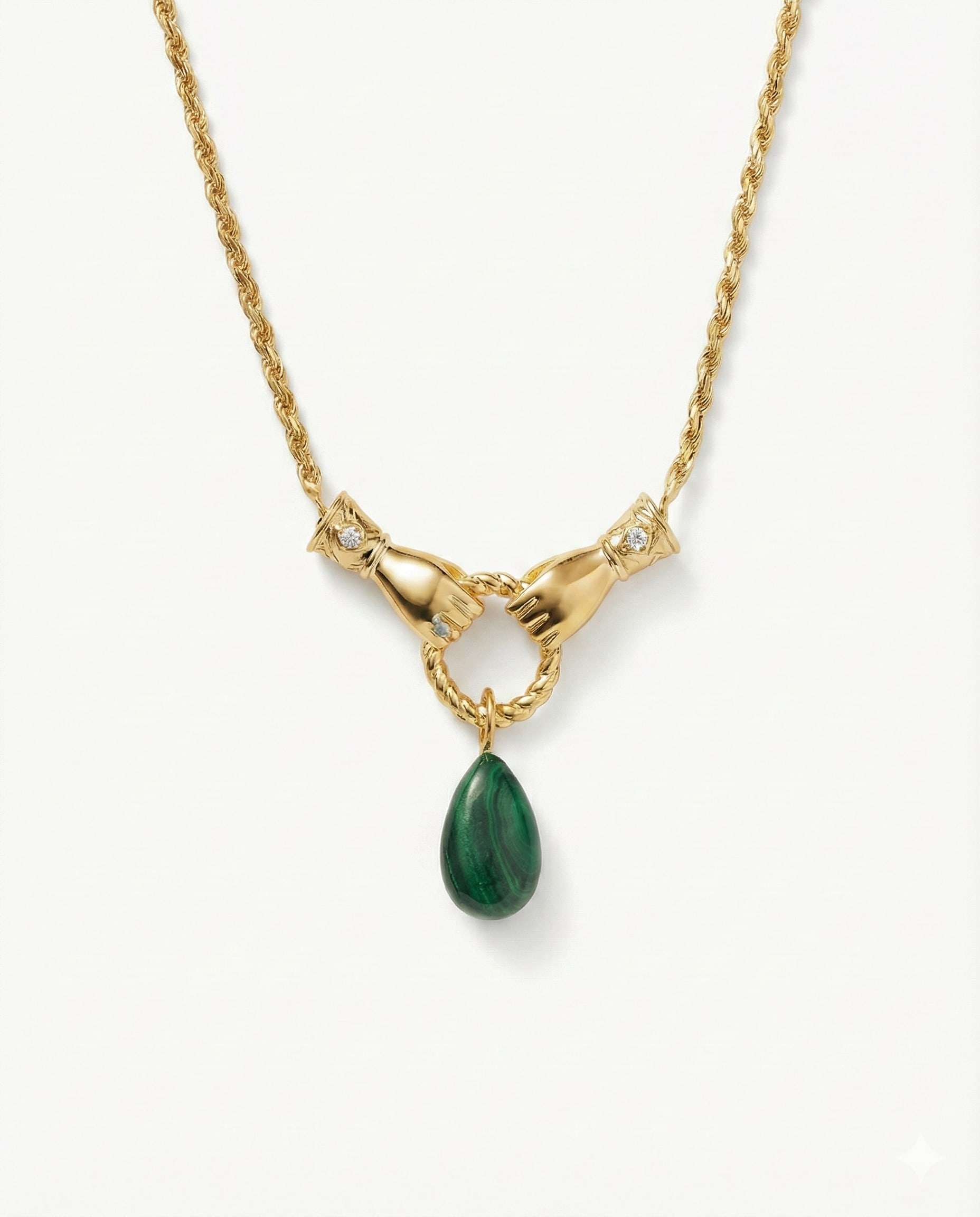 Unity Handshake Collier