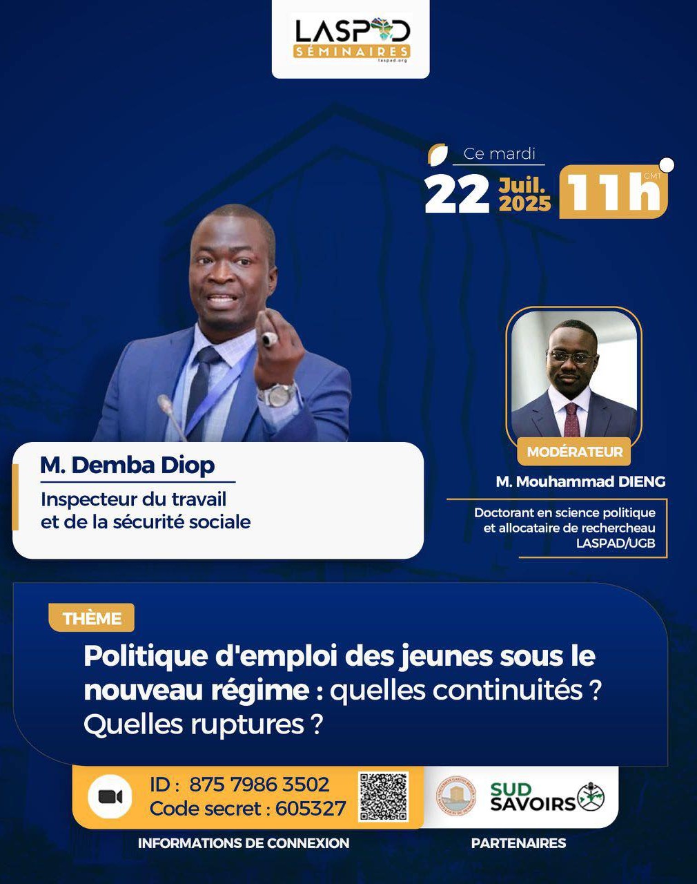 LASPAD-UGB - SEMINAIRE 