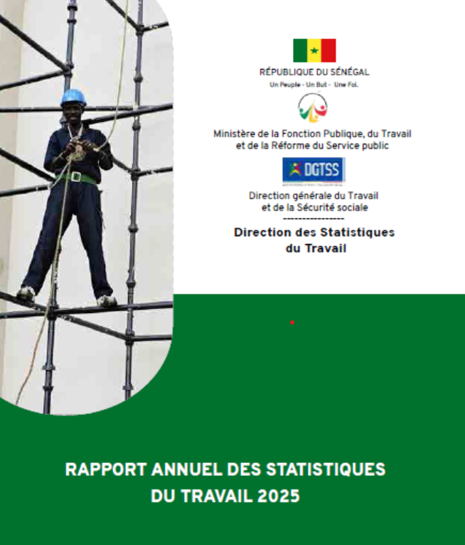 SENEGAL - RAST 2025 - Rapport annuel des Statistiques du Travail
