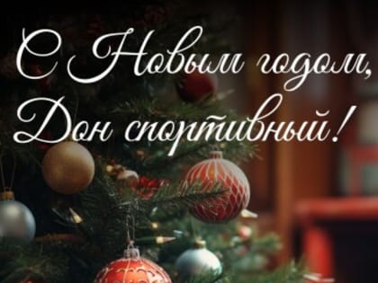 Министерство по физической культуре и спорту поздравляет с наступающим Новым годом!