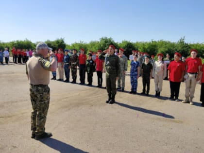 В Александровском лесу состоялось открытие районного финала военно-спортивной игры «Зарница».