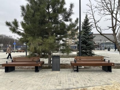 Сквер у гостиницы «Новочеркасск» стал доступной средой для маломобильных и слабовидящих горожан