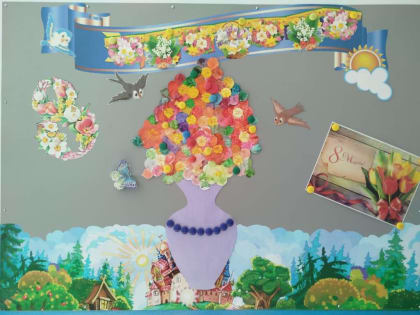 Воспитанники волгодонского детского сада «Катюша» готовят к 8 Марта мамам сюрприз