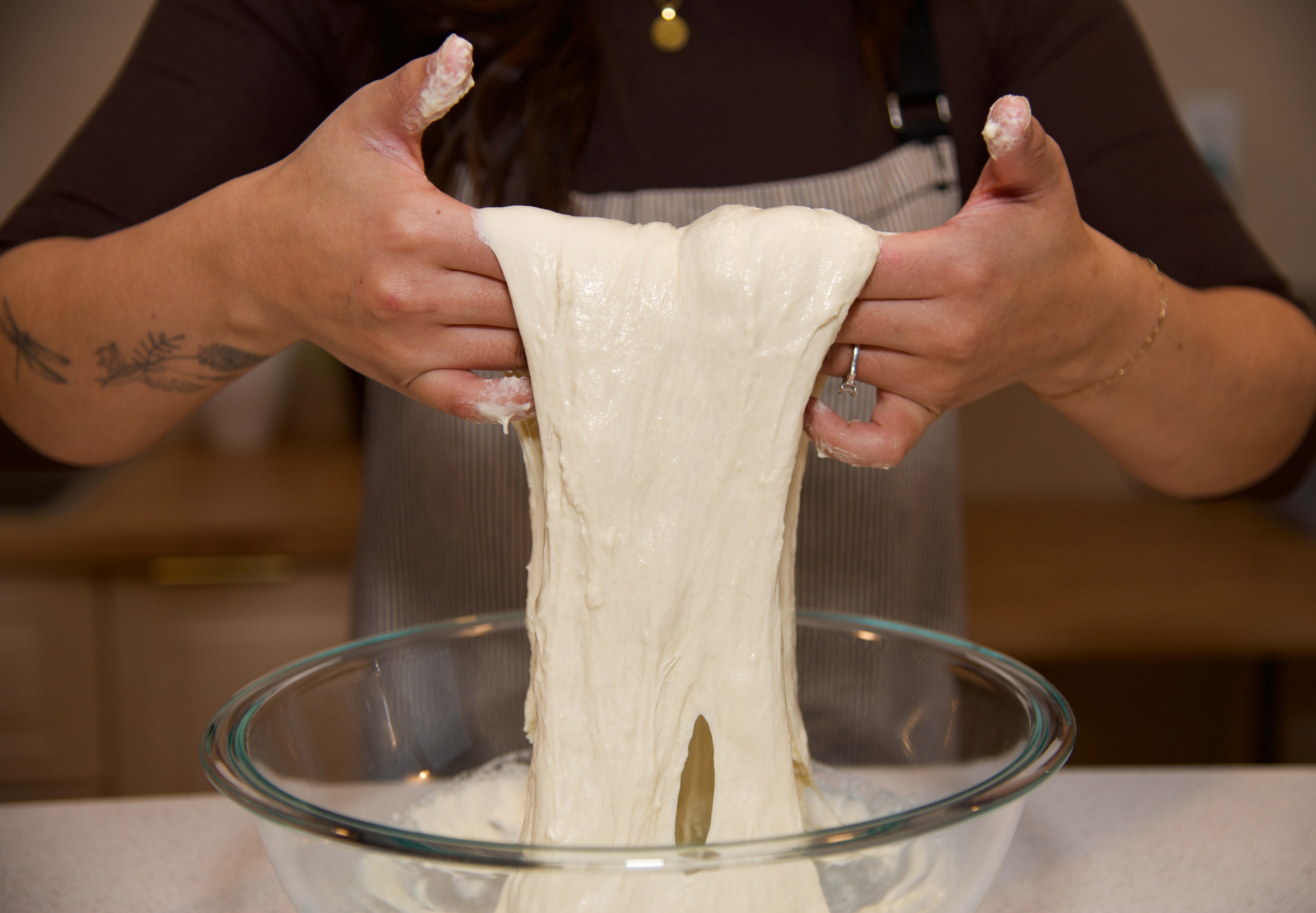 Fresh sourdough loaf