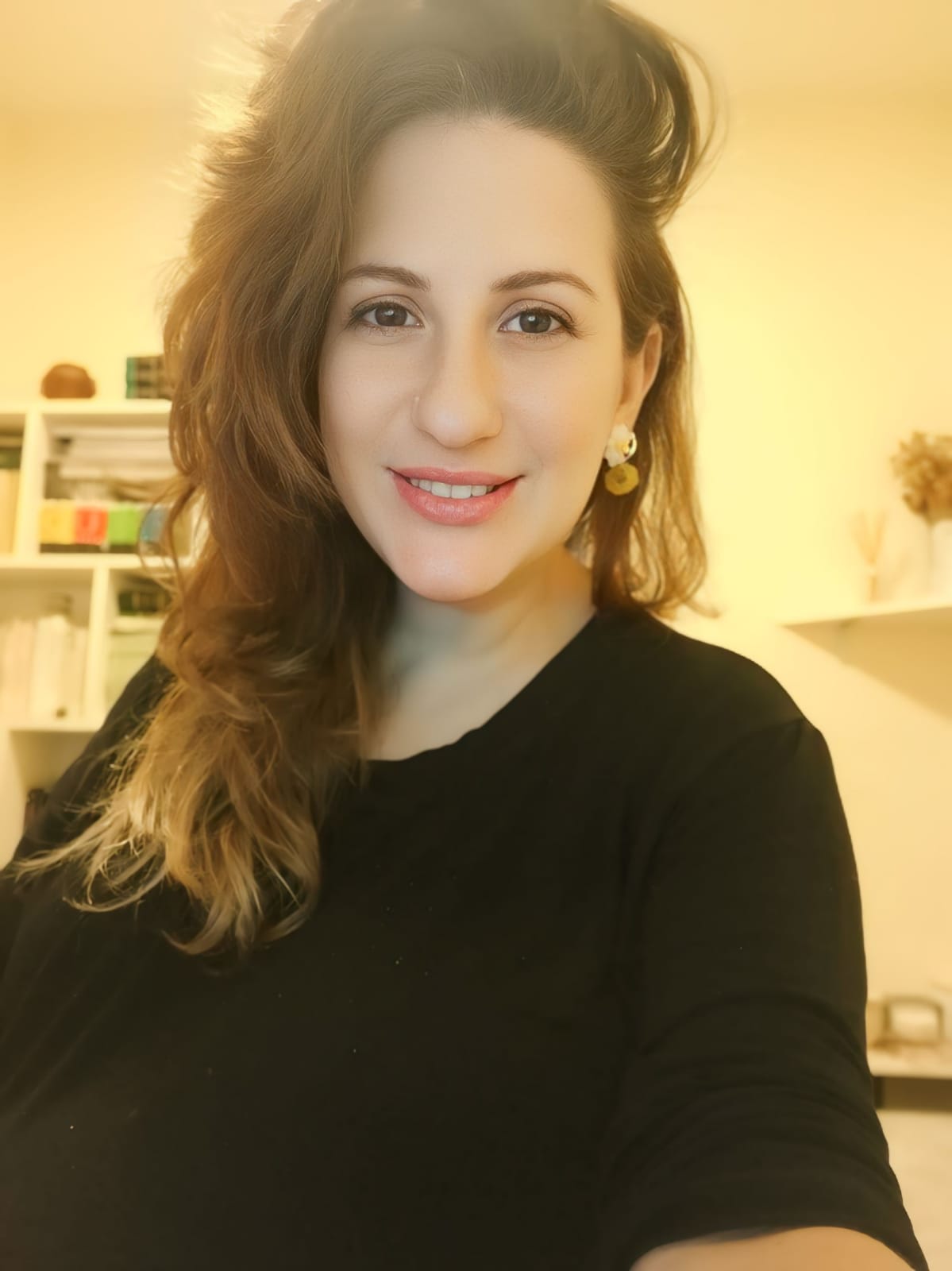 Lic. Melina Najum en su consultorio