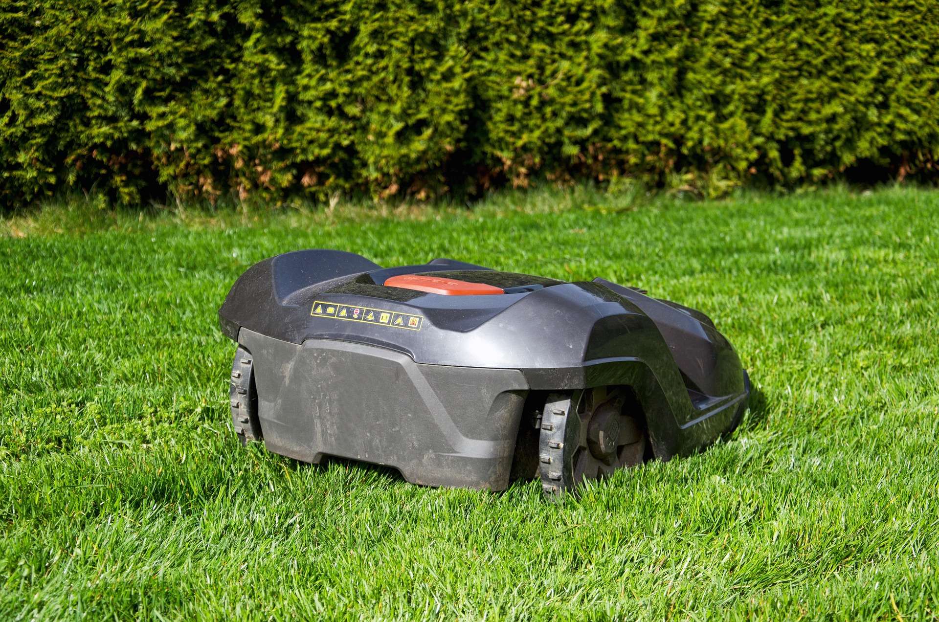 Robotic mower and smart garden setup
