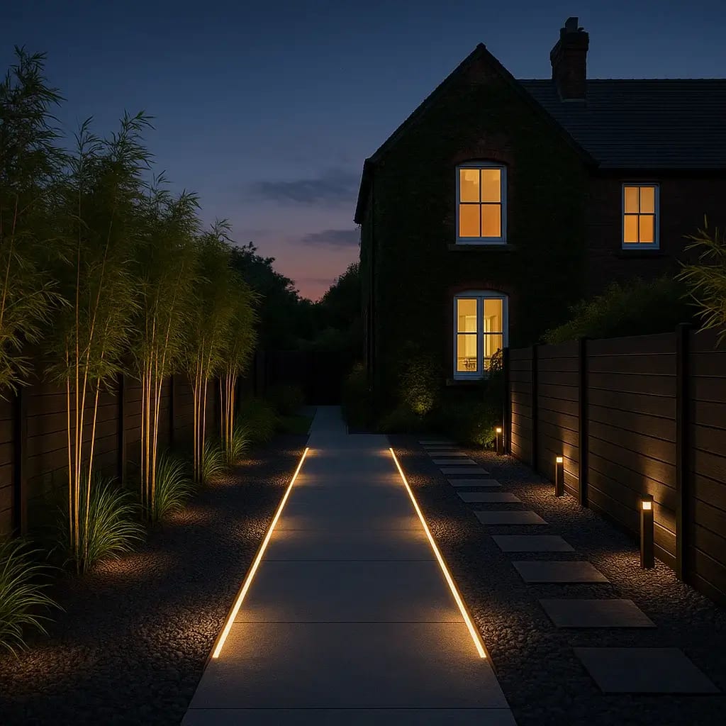 garden design and lawn