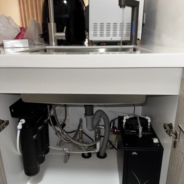 台中北區 宮黛廚下飲水設備 安裝完工實照