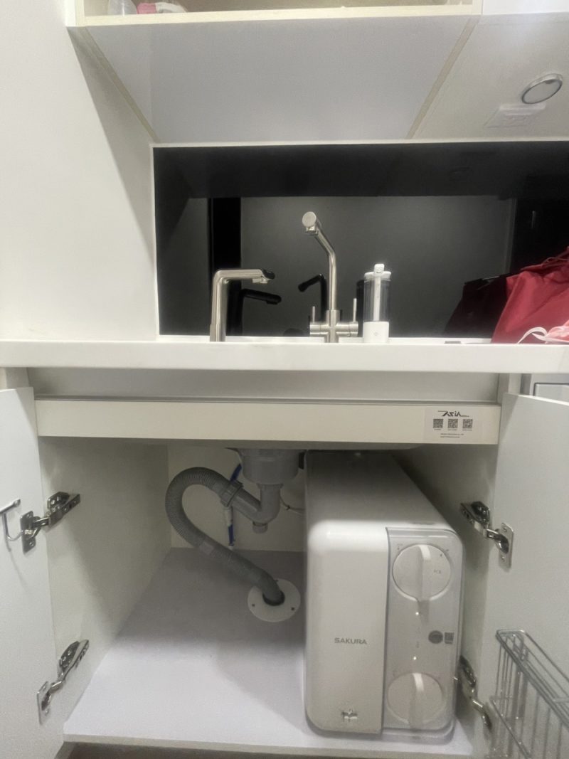 嘉義市健康五街 櫻花廚下RO淨水器 安裝完工實照