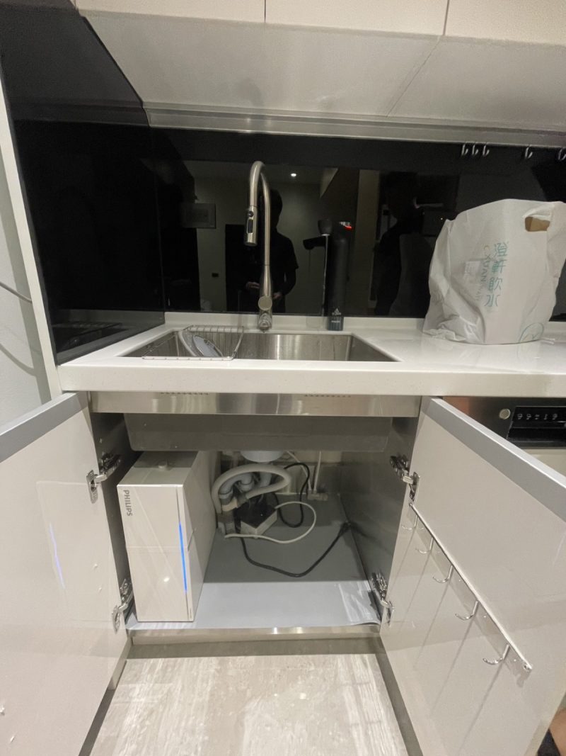 嘉義市健康九路 飛利浦廚下RO淨水器 安裝完工實照