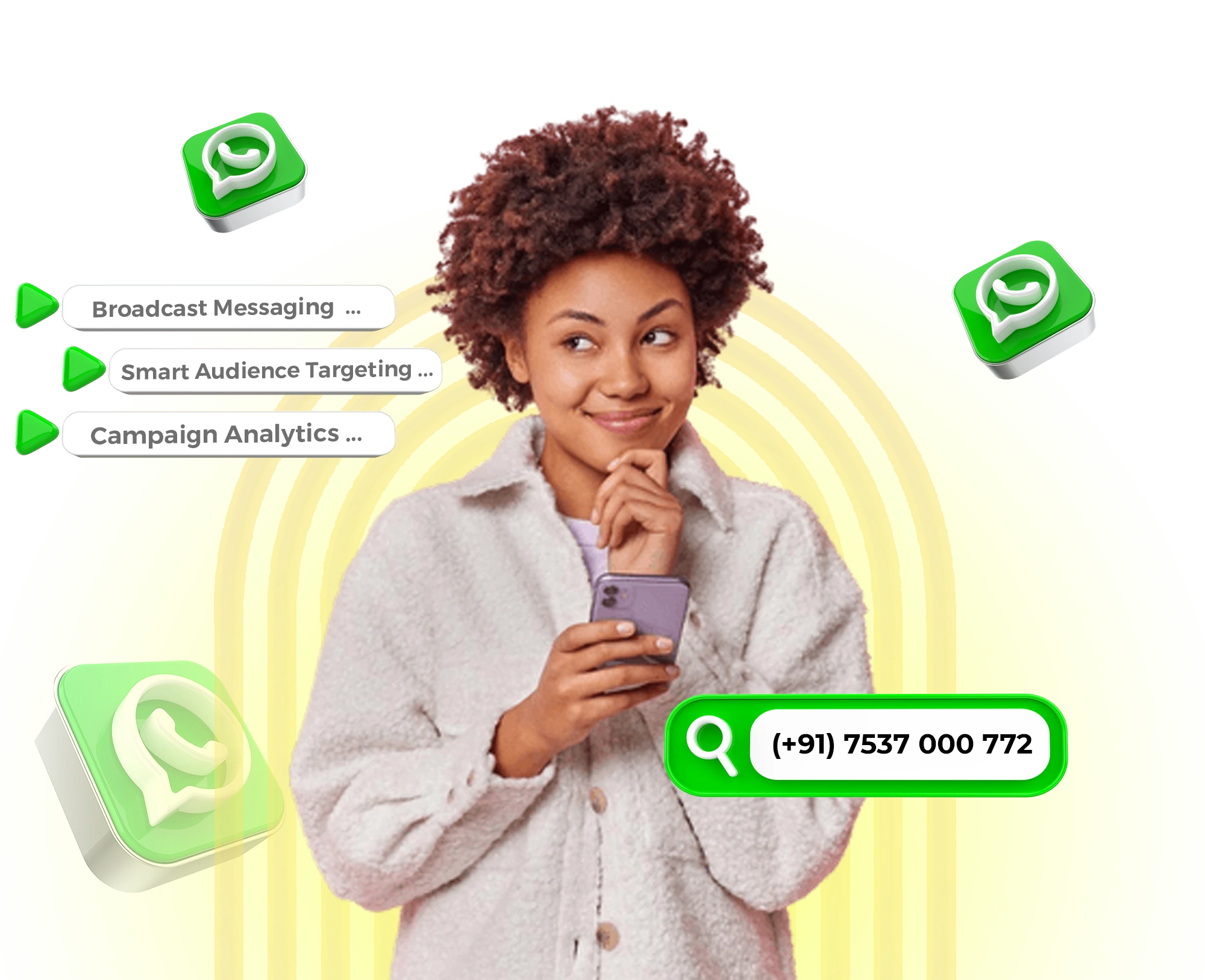How to Send WhatsApp Campaigns to Thousands of Customers Professionally 3 WhatsApp Broadcast Messaging Software | Send Bulk Messages | Chati