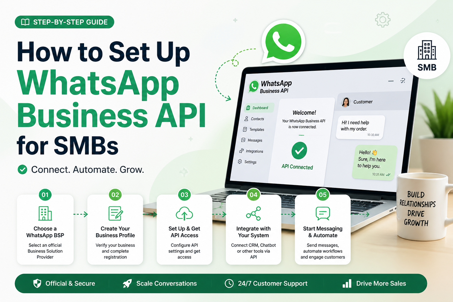 WhatsApp Business API Guide for SMBs: Setup & Scale in 2026 | Chati