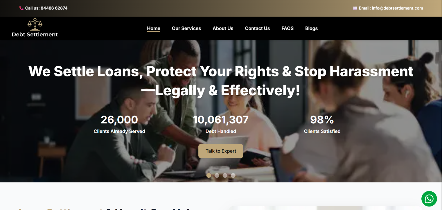 Debt Settlement India