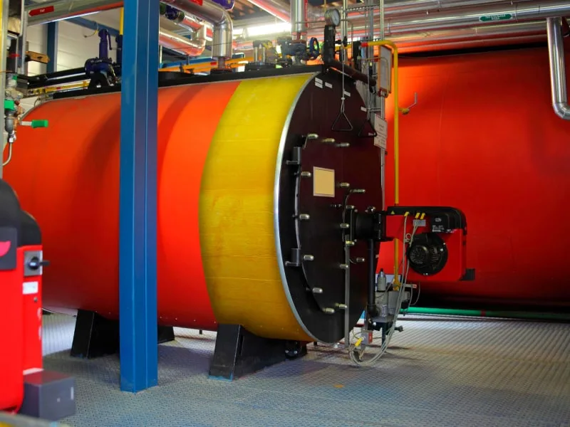 Aplicación del producto serie 700 en calderas, hornos y tuberías en la industria