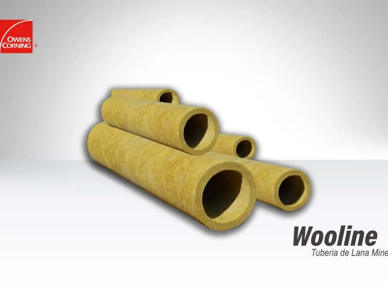 Tubería Wooline de lana mineral