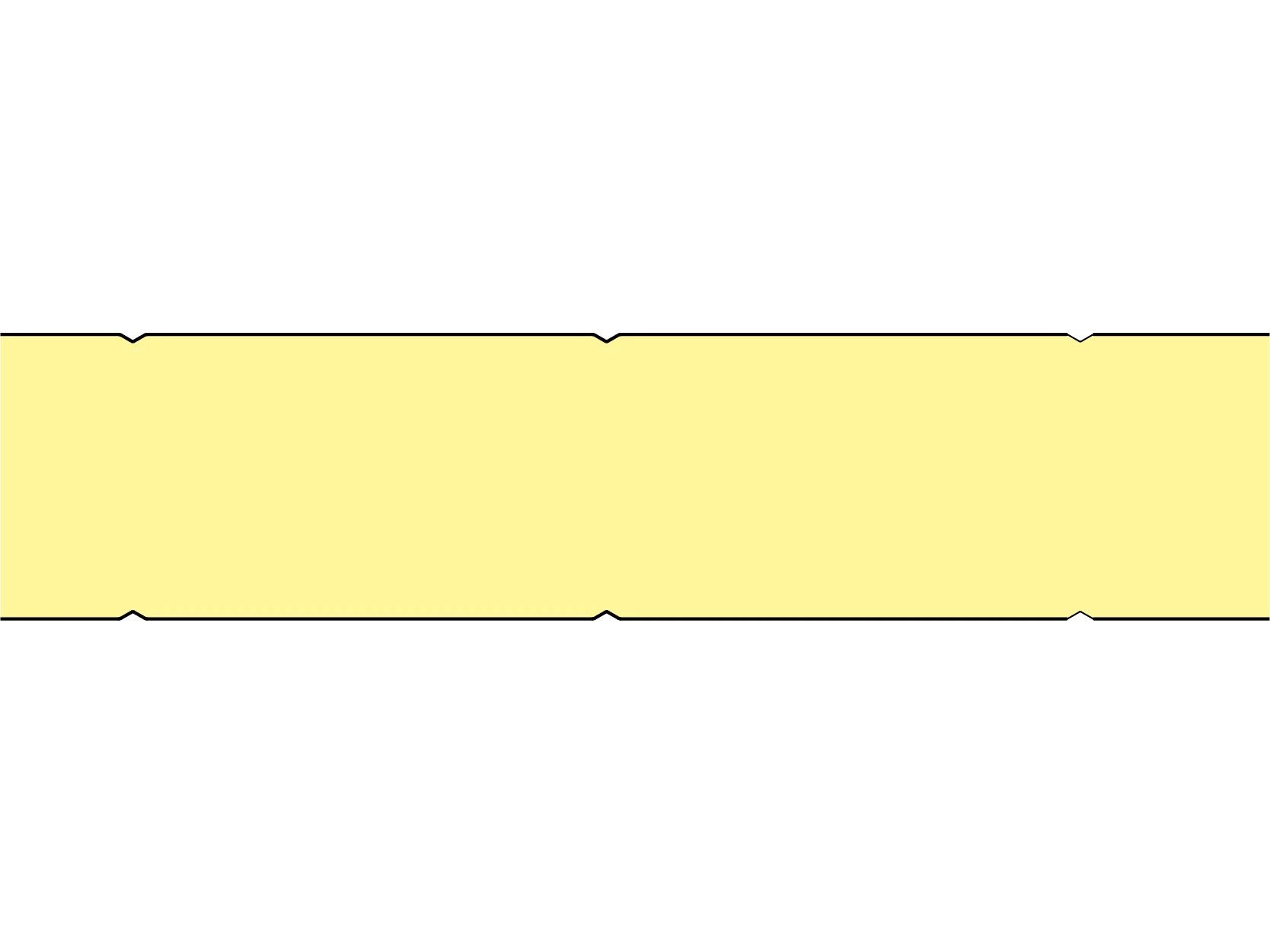 Ilustración del perfil frigorífico de panel de poliuretano