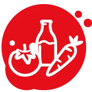 Icono referente a la industria de alimentos