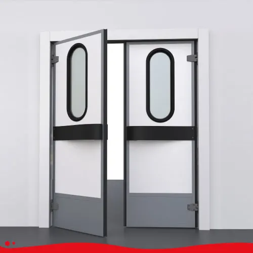 PUERTA DE VAIVÉN DE 2 HOJAS PANEL 1400 x h2200mm - CONFRIO - Equipos para  el frio o la climatización