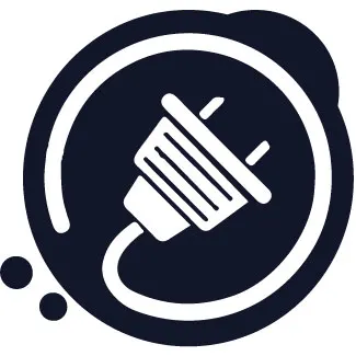 Icono referente al bajo consumo de energía eléctrica de los condensadores