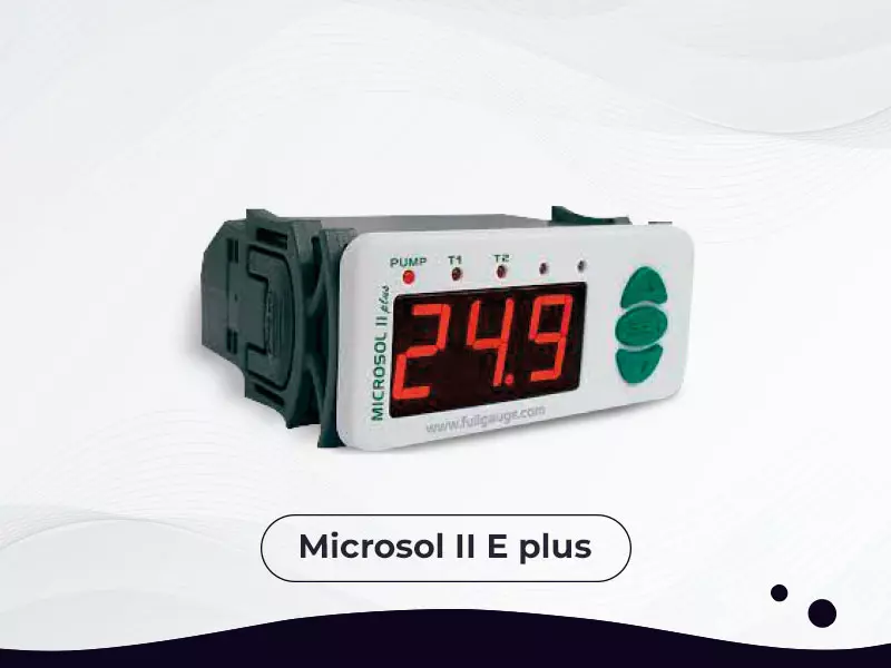 Controlador para calefacción solar Microsol II E plus