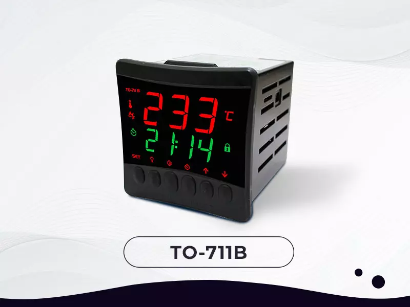 Controlador de temperatura y tiempo para hornos TO-711B